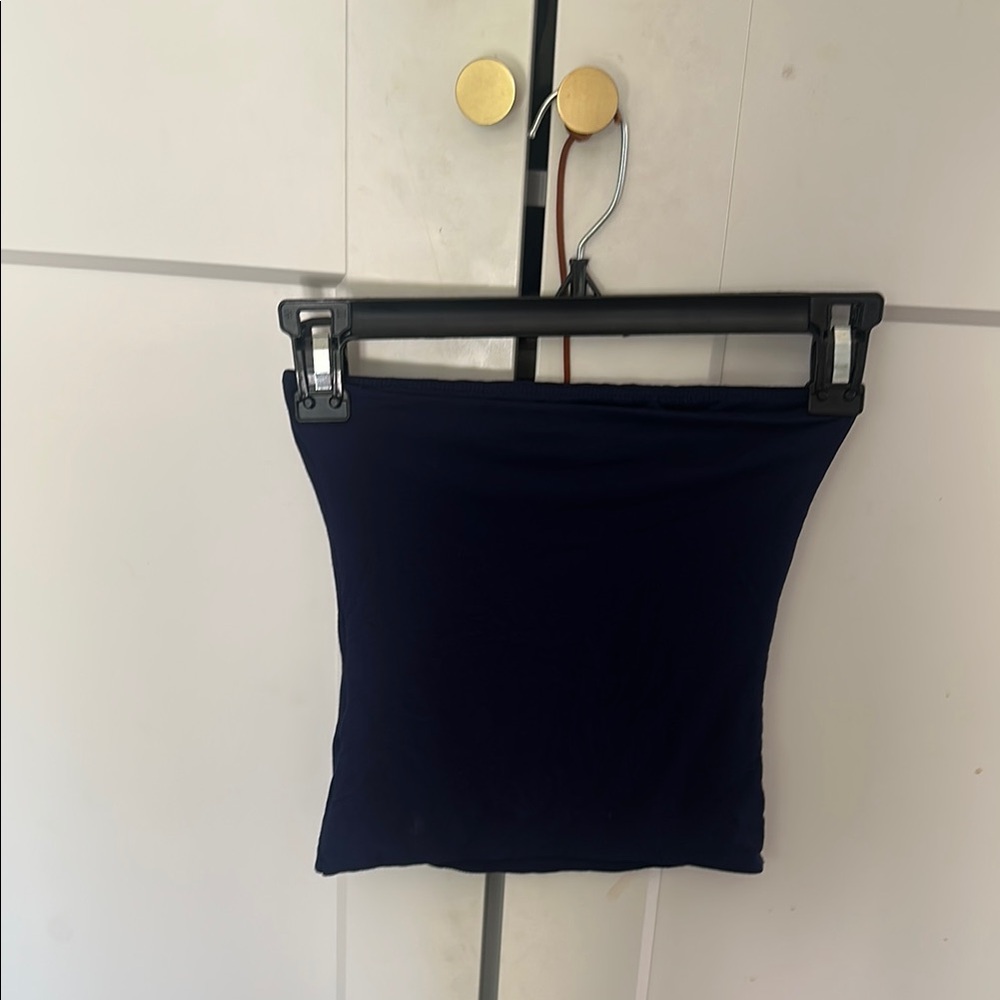 Chic Navy Women's Crop Top
